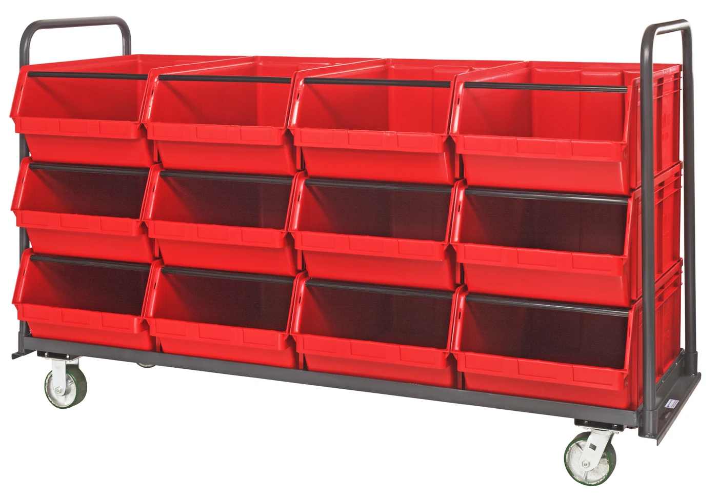 Quantum MTT-3042-743RD Magnum Tote Truck, 29"L x 18-3/8"W x 11-7/8"H, 1200 lb capacity, Gray