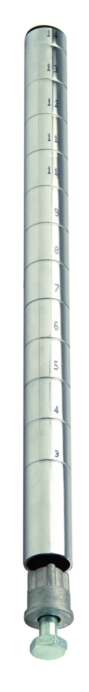 Quantum P14C Post with Leveling Legs, Chrome
