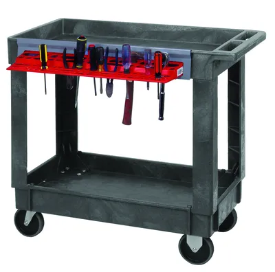 Quantum PC3518-33-3TR Utility Cart, 34-1/4"W x 17-1/2"D x 32-1/2"H, 550 lb capacity, Gray