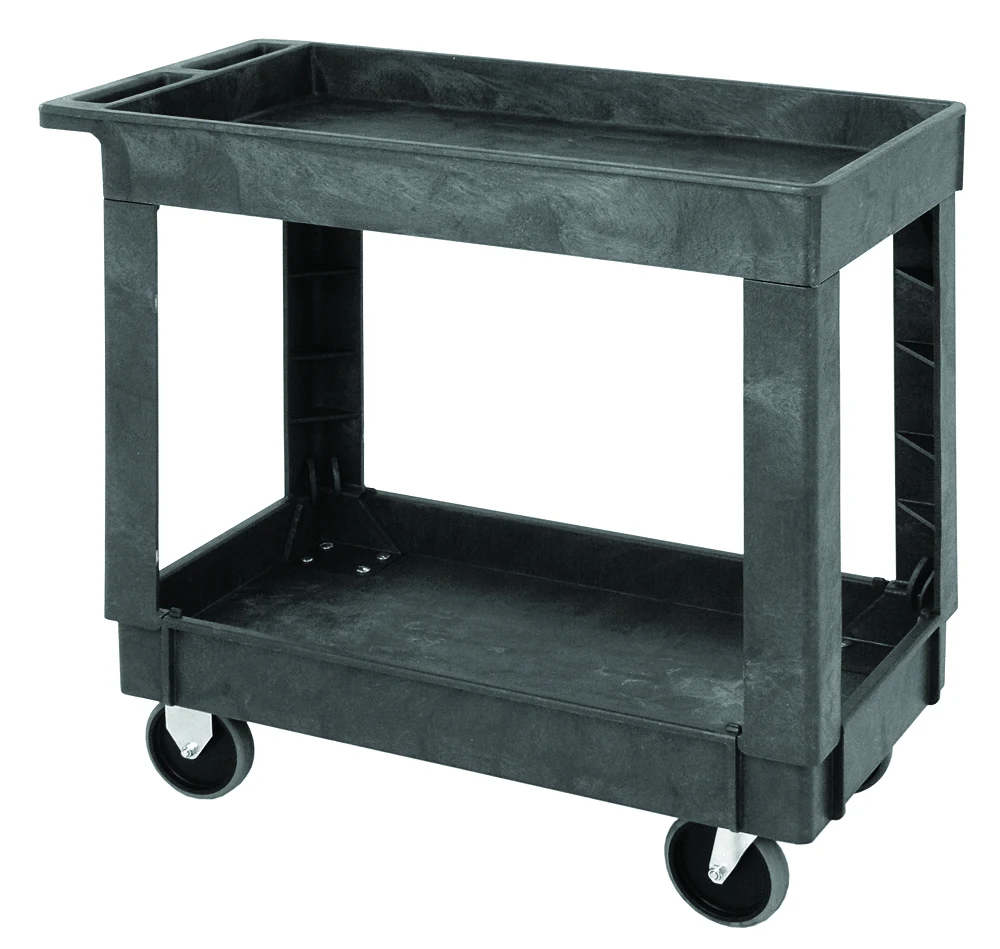 Quantum PC3518-33 Utility Cart, 34-1/4"W x 17-1/2"D x 32-1/2"H, 550 lb capacity, Gray