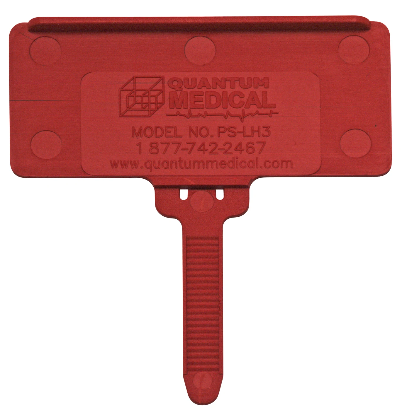 Quantum PS-LH3RD Hanging Label Tag, Red, Pack of 25