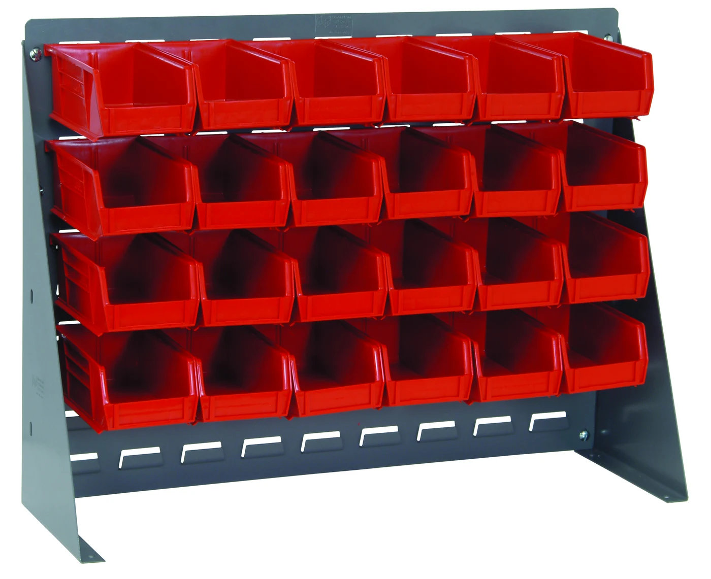 Quantum QBR-2721-220-24RD Bench Rack, 27-3/4"L x 8"W x 21"H, 140 lb capacity, Gray