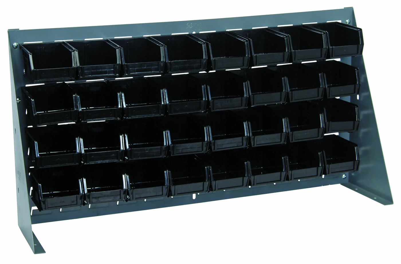 Quantum QBR-3619-210-32BK Bench Rack, 36"L x 8"W x 19"H, 150 lb capacity, Gray