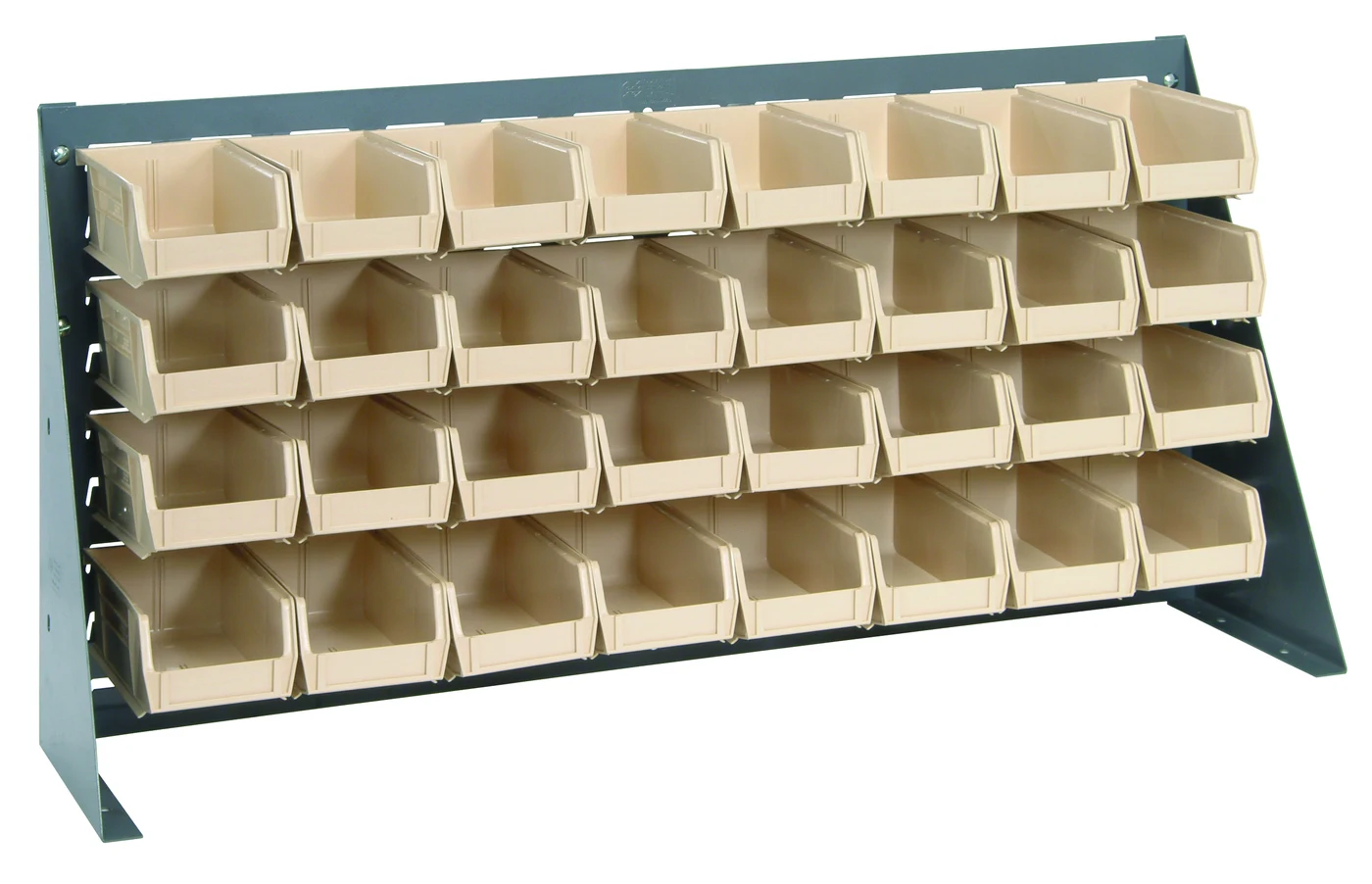 Quantum QBR-3619-220-48IV Bench Rack, 36"L x 8"W x 19"H, 150 lb capacity, Gray
