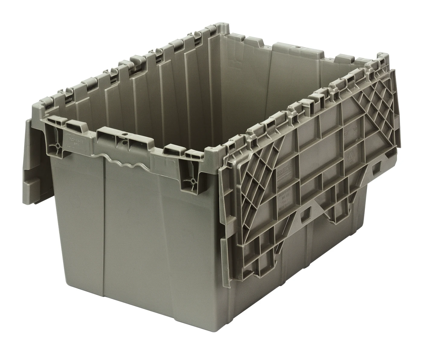 Quantum QDC2115-12 Distribution Bin, 15"W x 21-3/4"D x 12-3/4"H, 75 lb capacity, Gray