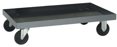 Quantum QDU-00 Mobile Dolly, 36-5/8"W x 25-1/5"L x 8"H, 1200 lb capacity, Gray