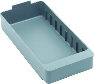 Quantum QED401GYCS Super Tuff Euro Drawer, 11-5/8"L x 5-9/16"W x 2-1/8"H, Gray, Case of 24