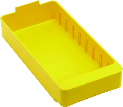 Quantum QED401YLCS Super Tuff Euro Drawer, 11-5/8"L x 5-9/16"W x 2-1/8"H, Yellow, Case of 24