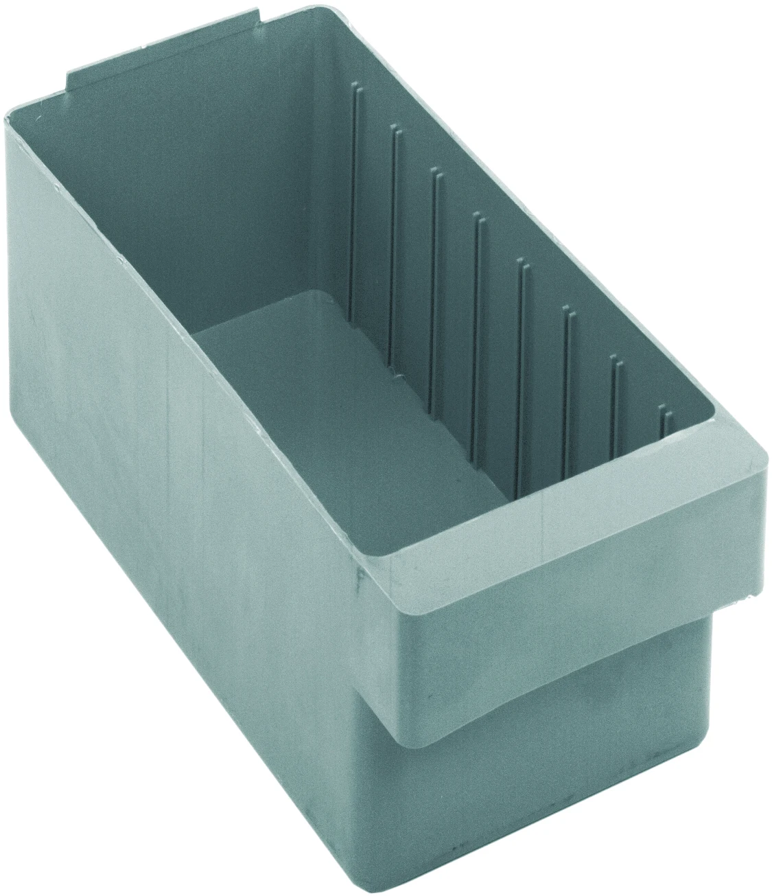 Quantum QED601GYCS Super Tuff Euro Drawer, 11-7/8"L x 5-9/16"W x 4-5/8"H, Gray, Case of 24
