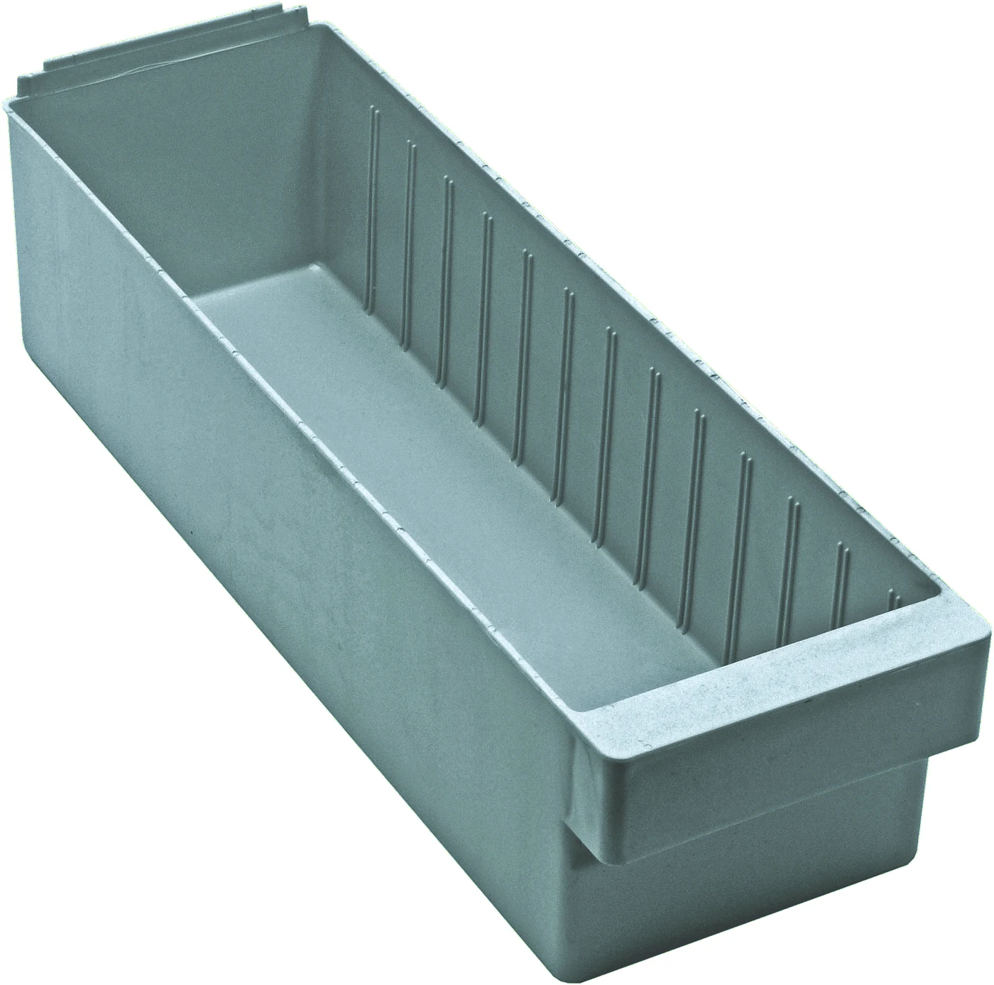 Quantum QED602GYCS Super Tuff Euro Drawer, 17-3/4"L x 5-9/16"W x 4-5/8"H, Gray, Case of 24