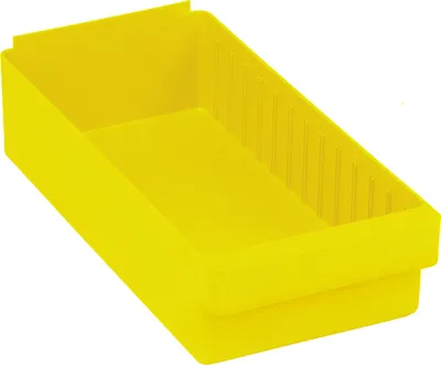 Quantum QED606YLCS Super Tuff Euro Drawer, 8-3/8"W x 4-5/8"H, Yellow, Case of 24