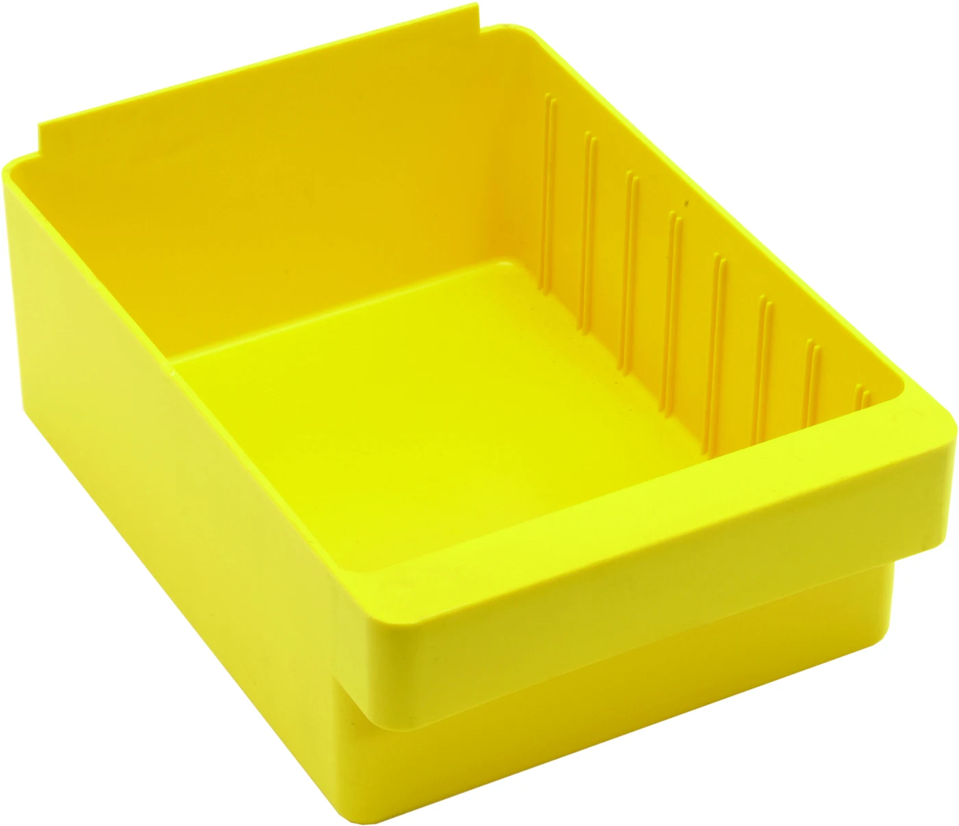 Quantum QED701YLCS Super Tuff Euro Drawer, 11-7/8"L x 8-3/8"W x 4-5/8"H, Yellow, Case of 24