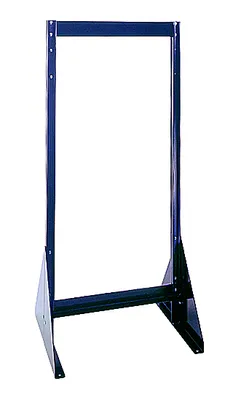 Quantum QFS248 Double-Sided Tip Out Bin Floor Stand, 20-1/4"D x 23-5/8"W x 52"H, Black