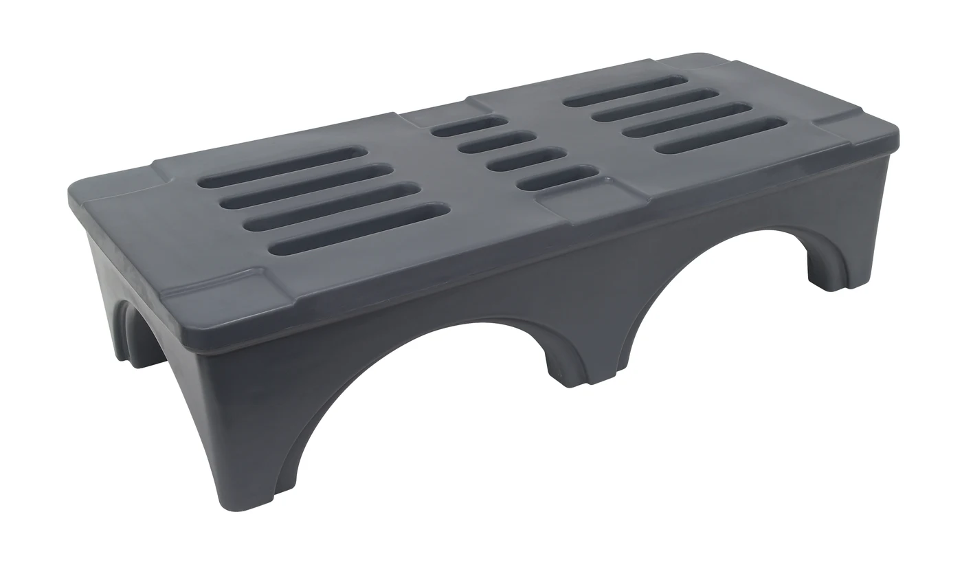 Quantum QFSD-2248 Dunnage Rack, 48"W x 22"D x 12"H, 4000 lb capacity, Gray