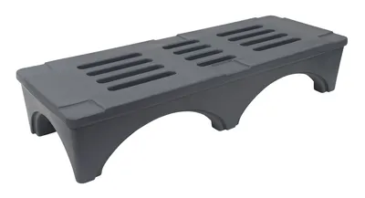 Quantum QFSD-2260 Dunnage Rack, 60"W x 22"D x 12"H, 4000 lb capacity, Gray
