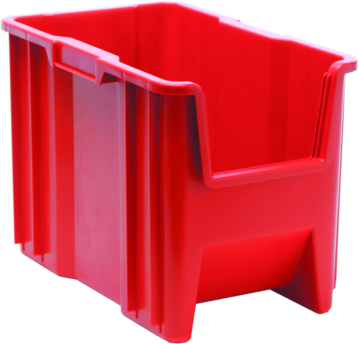 Quantum QGH600RDNB Stacking Container, 150 lb capacity, Red