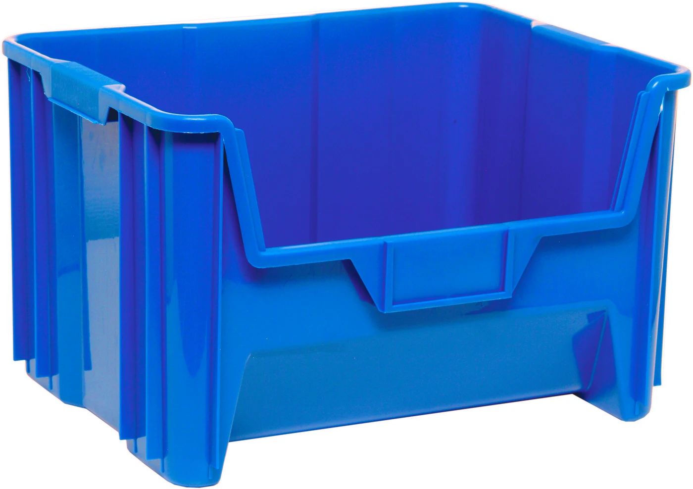 Quantum QGH700BLNB Stacking Container, 150 lb capacity, Blue