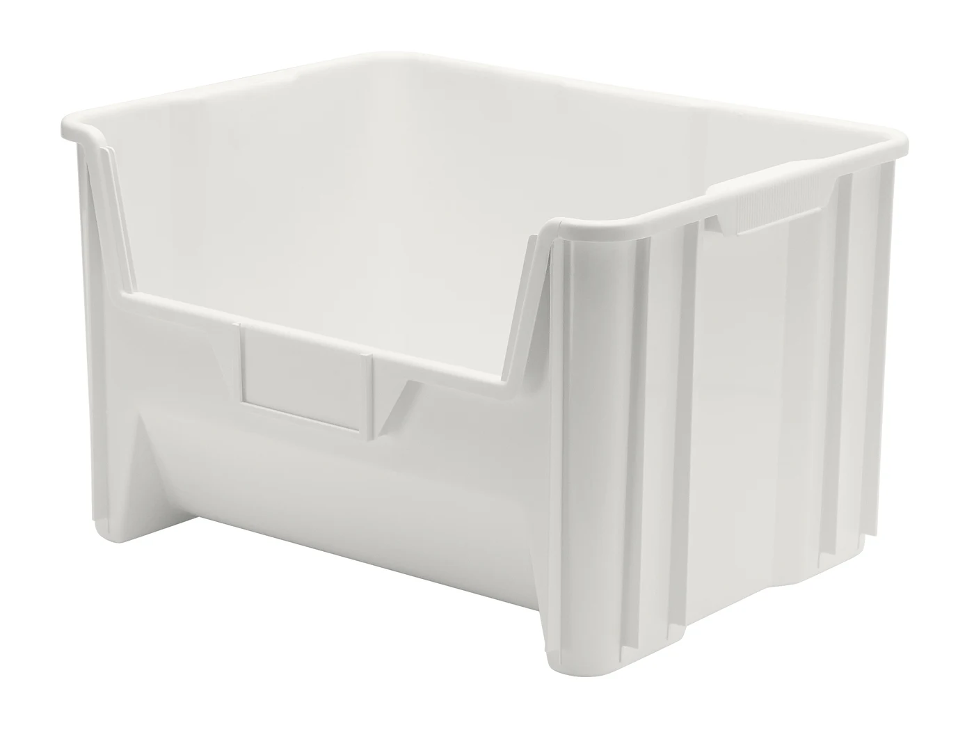Quantum QGH700WTCS Stacking Container, 150 lb capacity, Red, Case of 3