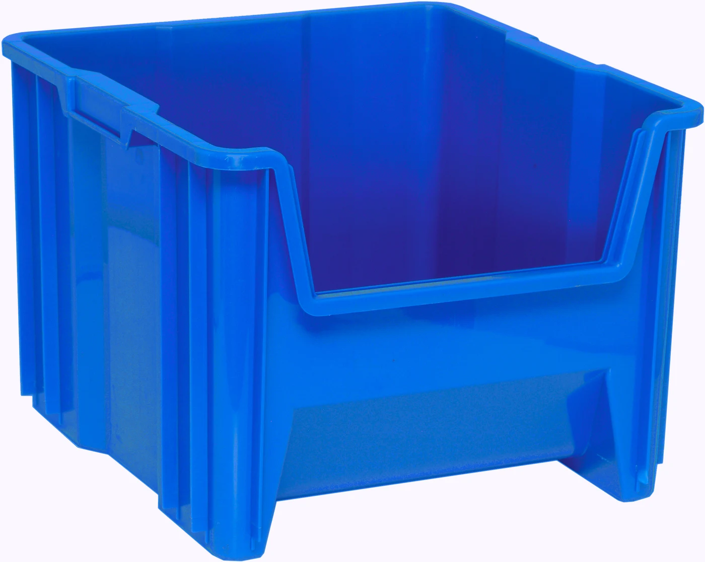 Quantum QGH800BLNB Stacking Container, 150 lb capacity, Blue