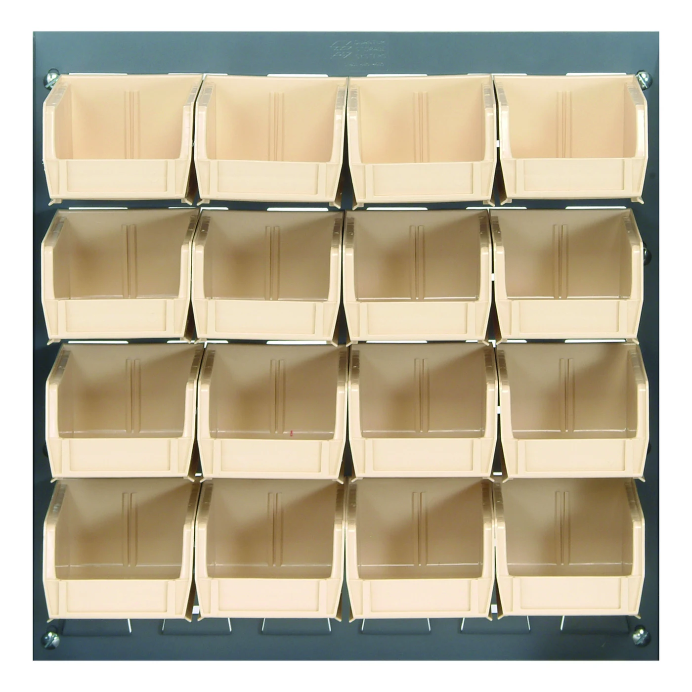 Quantum QLP-1819-220-16IV Wall Mounted Louvered Panel, 18"L x 8"D x 19"H, 175 lb capacity, Gray