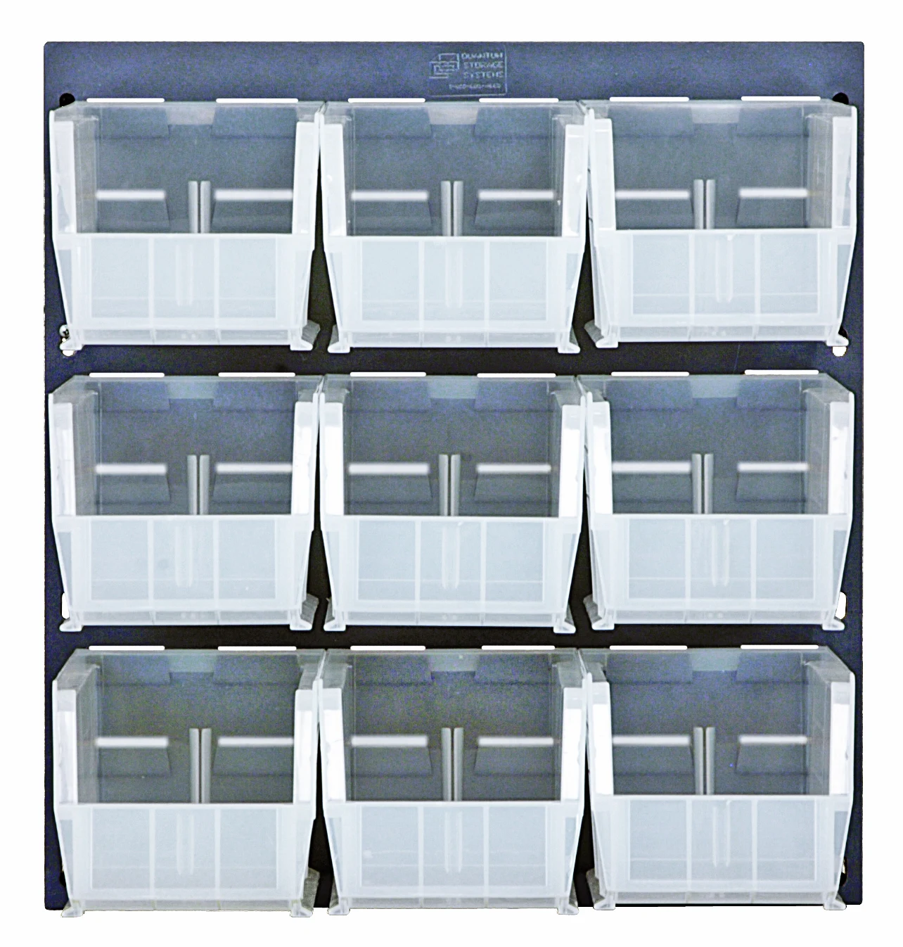 Quantum QLP-1819-230-9CL Wall Mounted Louvered Panel, 18"L x 11"D x 19"H, 175 lb capacity, Gray