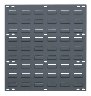 Quantum QLP-1819 Wall Mounted Louvered Panel, 18"L x 0.25"D x 19"H, 175 lb capacity, Gray