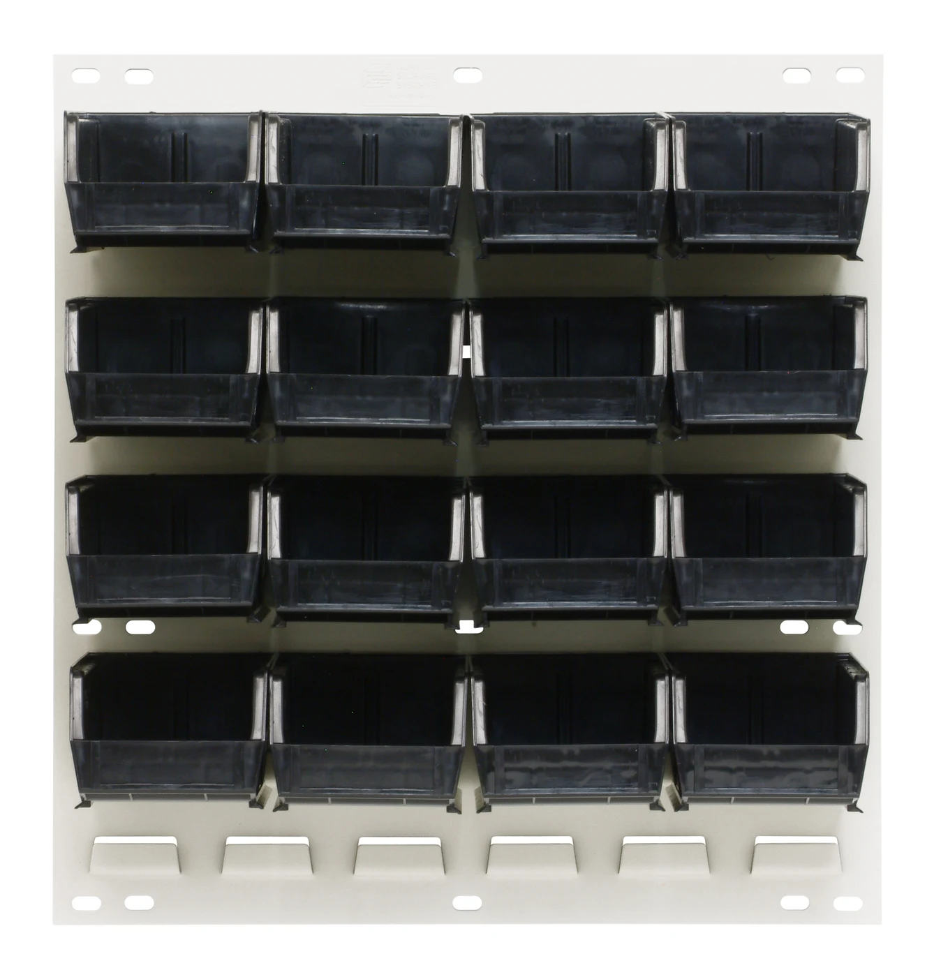 Quantum QLP-1819HC-210-16BK Wall Mounted Louvered Panel, 18"L x 6"D x 19"H, 175 lb capacity, Oyster White