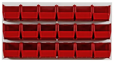 Quantum QLP-3619HC-230-18RD Wall Mounted Louvered Panel, 36"L x 11"D x 19"H, 200 lb capacity, Oyster White