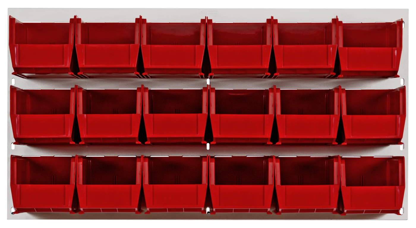 Quantum QLP-3619HC-230-18RD Wall Mounted Louvered Panel, 36"L x 11"D x 19"H, 200 lb capacity, Oyster White