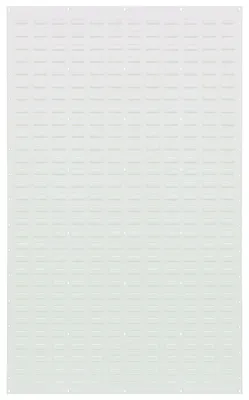 Quantum QLP-3661HC Wall Mounted Louvered Panel, 36"L x 61"H, 1000 lb capacity, Oyster White