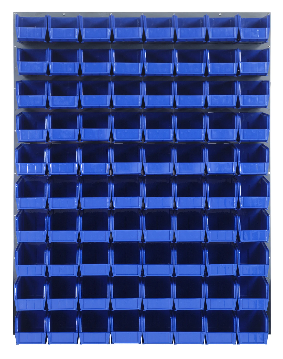 Quantum QLP-4861-230-80BL Wall Mounted Louvered Panel, 48"L x 11"D x 61"H, 1000 lb capacity, Gray