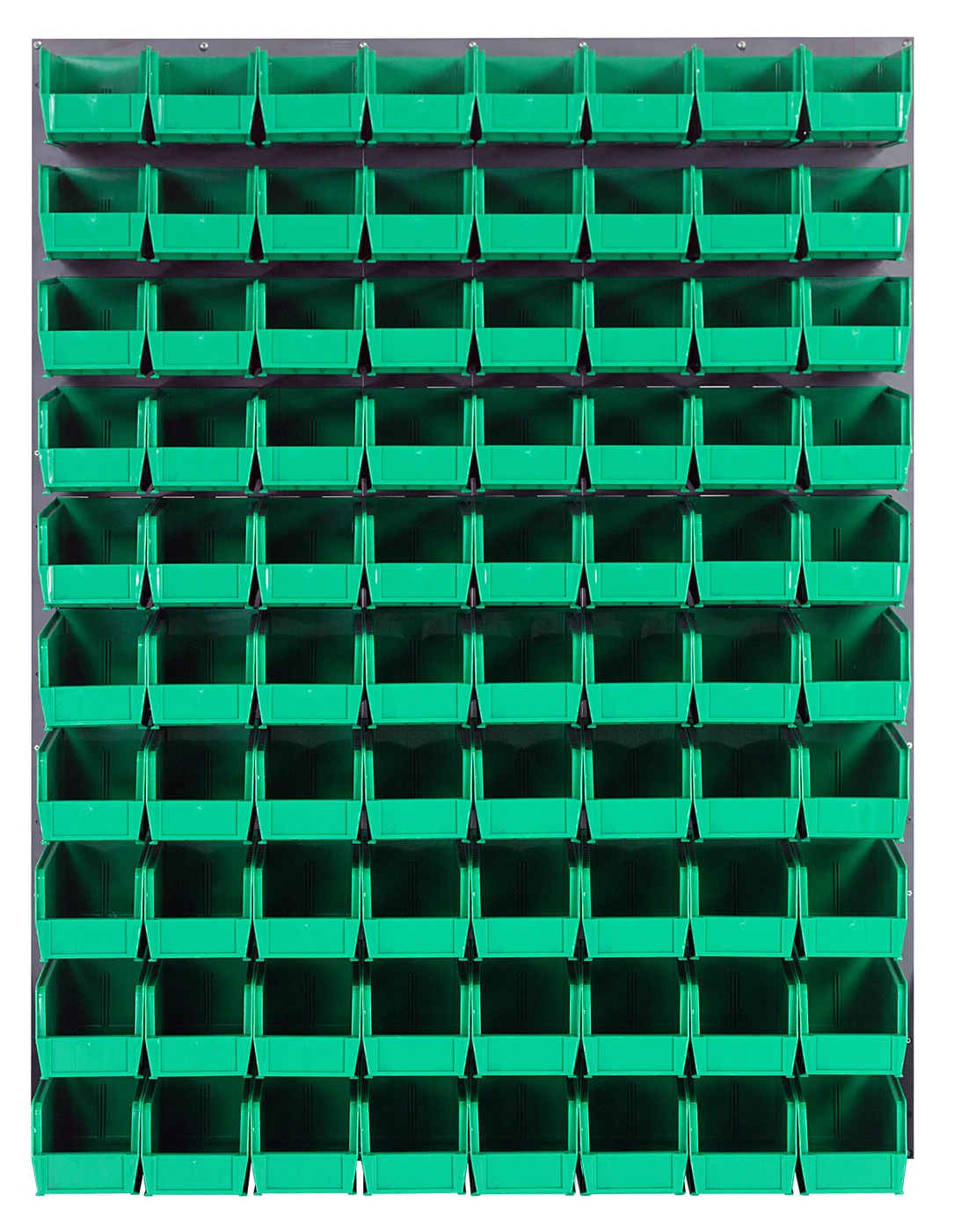 Quantum QLP-4861-230-80GN Wall Mounted Louvered Panel, 48"L x 11"D x 61"H, 1000 lb capacity, Gray