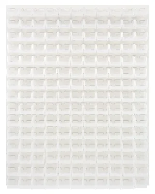 Quantum QLP-4861HC-220-165CL Wall Mounted Louvered Panel, 48"L x 8"D x 61"H, 1000 lb capacity, Oyster White