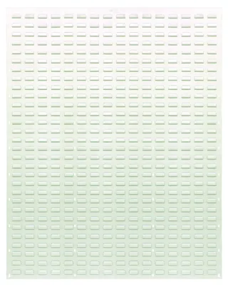 Quantum QLP-4861HC Wall Mounted Louvered Panel, 48"L x 61"H, 1000 lb capacity, Oyster White