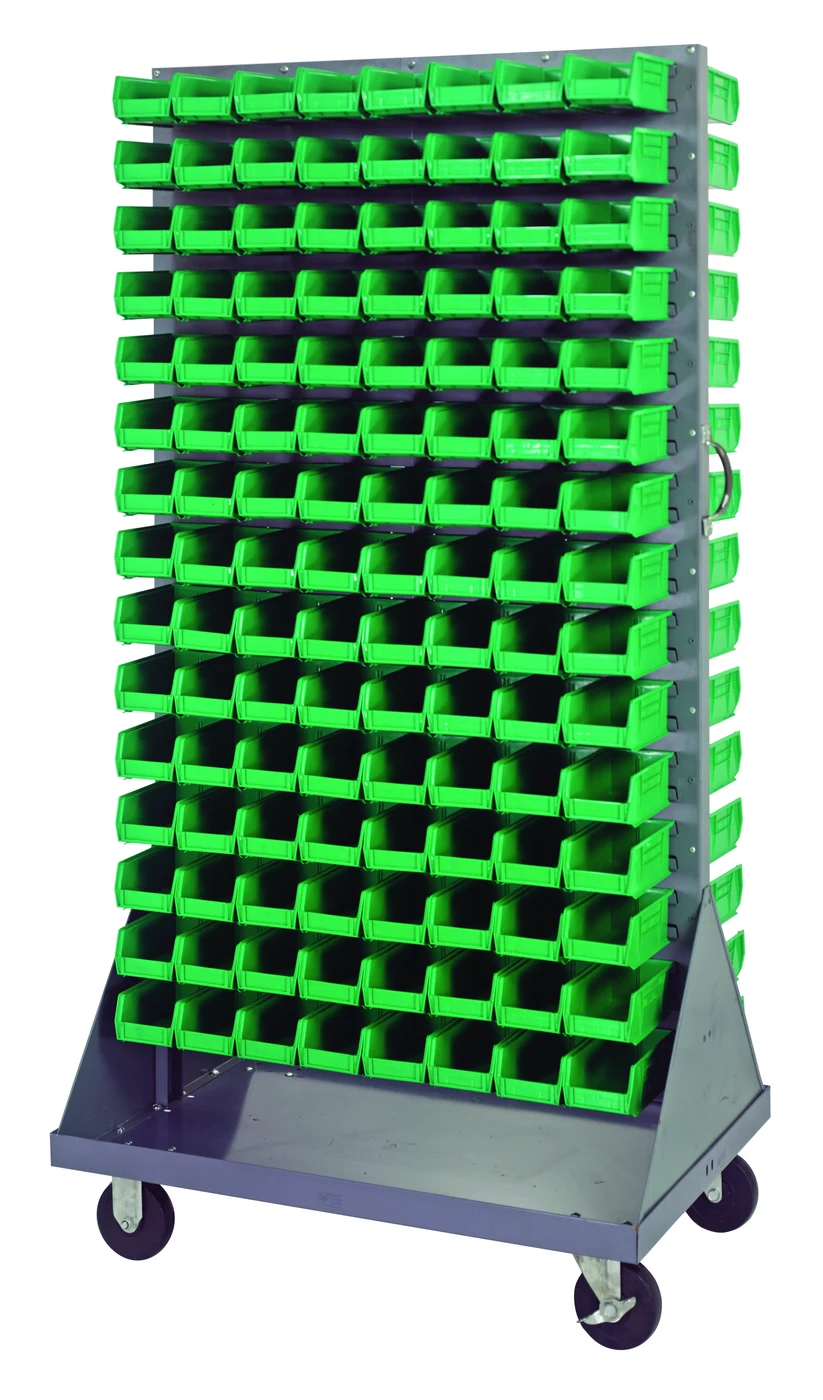 Quantum QMD-36H-220GN Louvered Rack, 36"W x 25"D x 72"H, 1200 lb capacity, Gray
