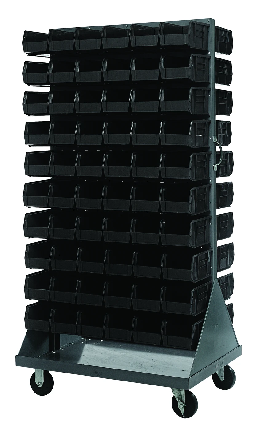 Quantum QMD-36H-230BK Louvered Rack, 36"W x 25"D x 72"H, 1200 lb capacity, Gray