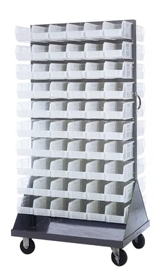 Quantum QMD-36H-230CL Louvered Rack, 36"W x 25"D x 72"H, 1200 lb capacity, Gray