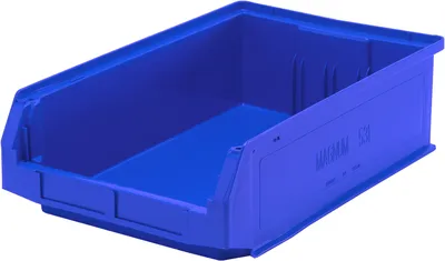 Quantum QMS531BLCS Magnum Bin, 19-3/4"L x 12-3/8"W x 5-7/8"H, 150 lb capacity, Blue, Case of 6