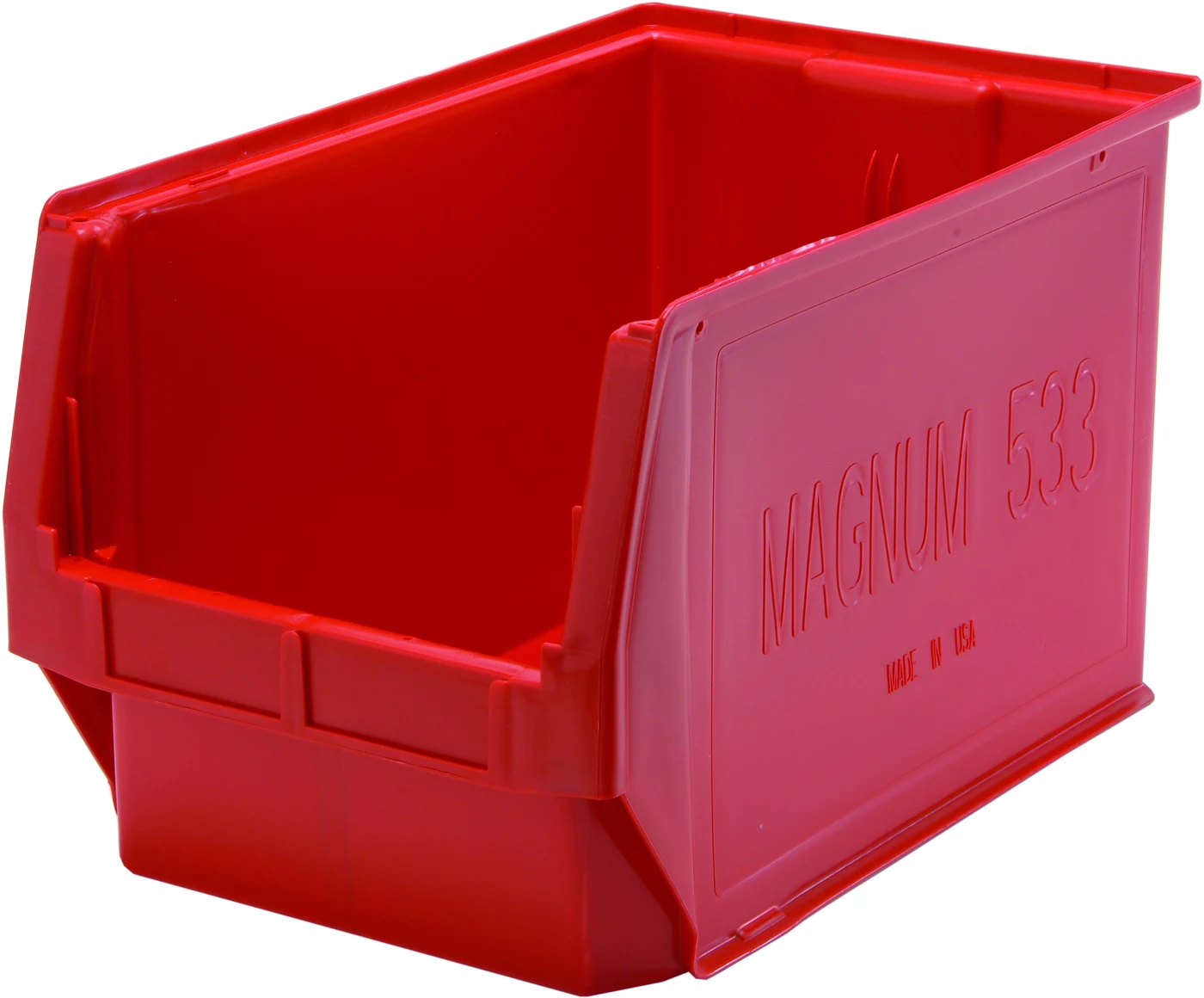 Quantum QMS533RDNB Magnum Bin, 19-3/4"L x 12-3/8"W x 11-7/8"H, 150 lb capacity, Red