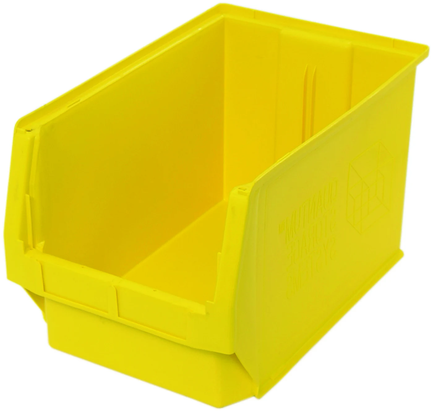 Quantum QMS533YLNB Magnum Bin, 19-3/4"L x 12-3/8"W x 11-7/8"H, 150 lb capacity, Yellow
