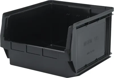 Quantum QMS543BK Magnum Bin, 19-3/4"L x 18-3/8"W x 11-7/8"H, 150 lb capacity, Black