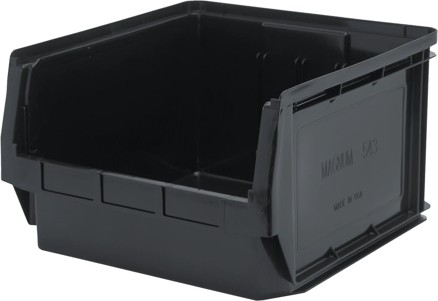 Quantum QMS543BK Magnum Bin, 19-3/4"L x 18-3/8"W x 11-7/8"H, 150 lb capacity, Black