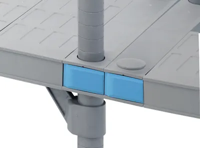 Quantum QP-ADC Millenia Shelving, Blue, Pack of 8