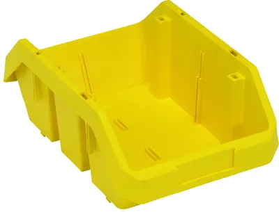 Quantum QP1285YLCS QuickPick Bin, 12-1/2"L x 8-3/8"W x 5"H, Yellow, Case of 20