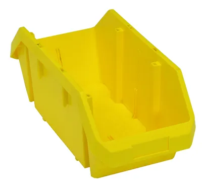 Quantum QP1887YLCS QuickPick Bin, 18-1/2"W x 8-3/8"D x 7"H, Yellow, Case of 10