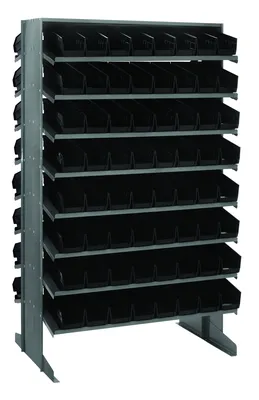 Quantum QPRD-101BK Pick Rack, 24"L x 36"W x 60"H, 800 lb capacity, Gray