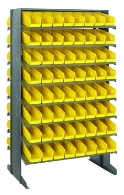 Quantum QPRD-101YL Pick Rack, 24"L x 36"W x 60"H, 800 lb capacity, Gray