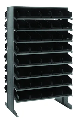 Quantum QPRD-102BK Pick Rack, 24"L x 36"W x 60"H, 800 lb capacity, Gray
