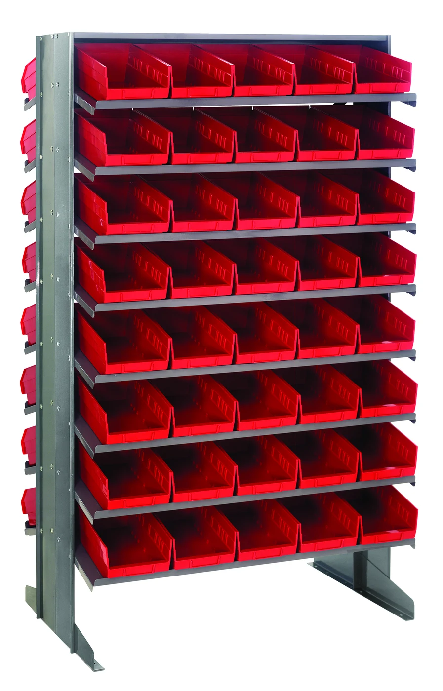 Quantum QPRD-102RD Pick Rack, 24"L x 36"W x 60"H, 800 lb capacity, Gray