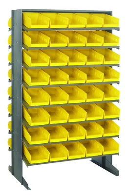 Quantum QPRD-102YL Pick Rack, 24"L x 36"W x 60"H, 800 lb capacity, Gray
